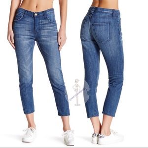 Current/Elliott Soft Worn In Look Curved Saddle Outseam